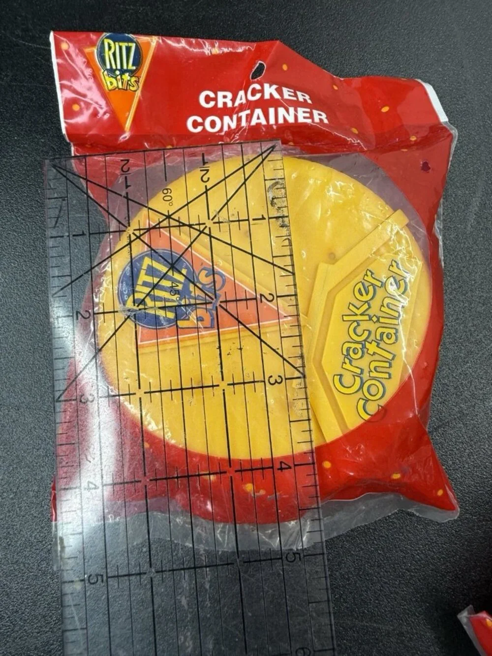 Lot Of 2 Vintage 1999 Nabisco RITZ BITS Cracker Container Mini Snack Box Sealed